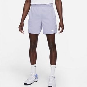 NWOT Mens’ Nike Court Dry-Fit Victory Tennis Shorts in Indigo Haze/White Size XL